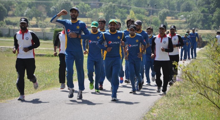 Pakistan-Cricket-Team-summer-fitness-boot-camp