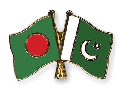 Bangladesh and Pakistan flag