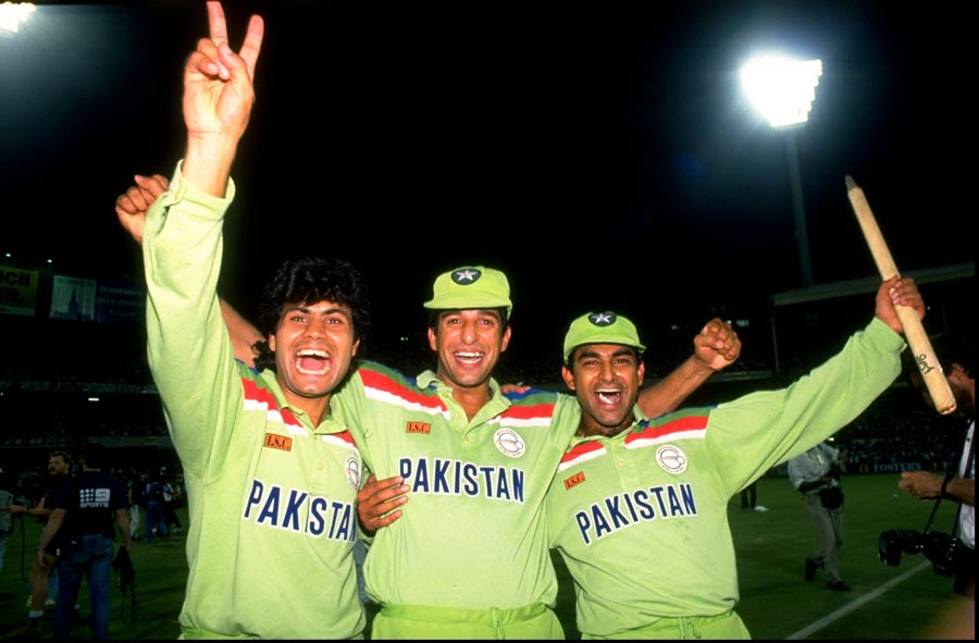 عامر سہیل 1992ء کے عالمی کپ فاتح دستے کے رکن تھے (تصویر: Getty Images)