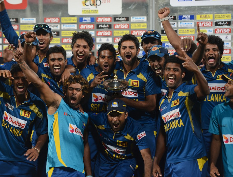 طویل عرصے بعد سری لنکا کا کوئی ٹورنامنٹ جیتنا ایک خوش آئند نظارہ تھا (تصویر: AFP)